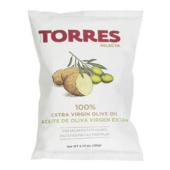 Torres Potato Chips with 100% Extra Virgin Olive Oil |Patatas Fritas Torres con Aciete de Olive Extra Virgen 100%