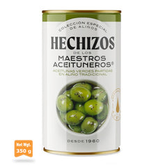 Marinated Green Crushed Olives MAESTROS|Los Hechizos de Los MAESTROS
