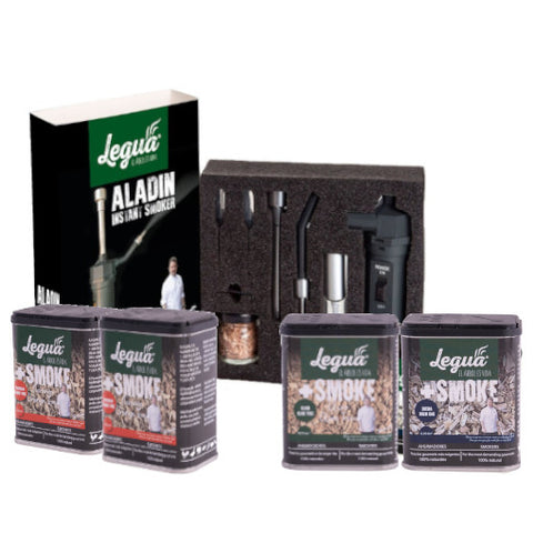 Aladin Instant Smoker with 4 woods Kit | Ahumado Aladin con set 4 maderas