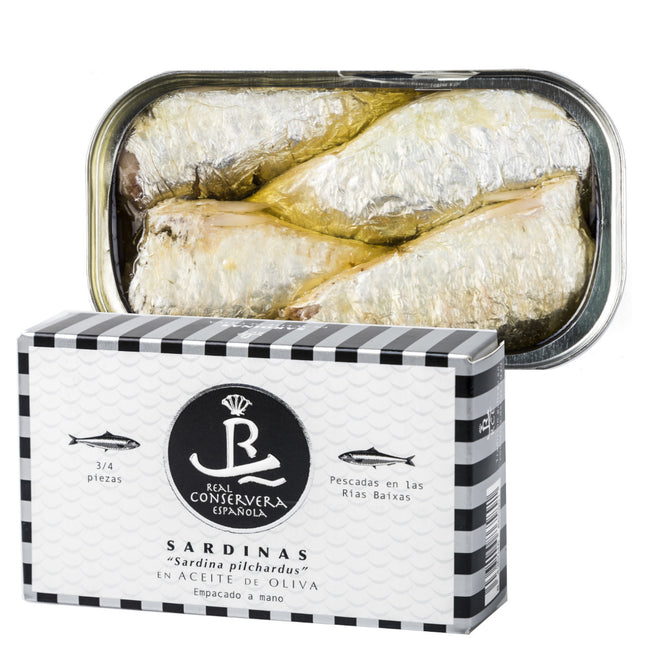 Sardines in Olive Oil 3/4 from Rias Gallegas Real Conservera