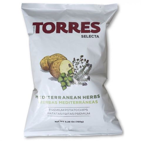 Torres Potato Chips Mediterranean Herbs |Patatas Fritas Torres con Hierbas Mediterraneas